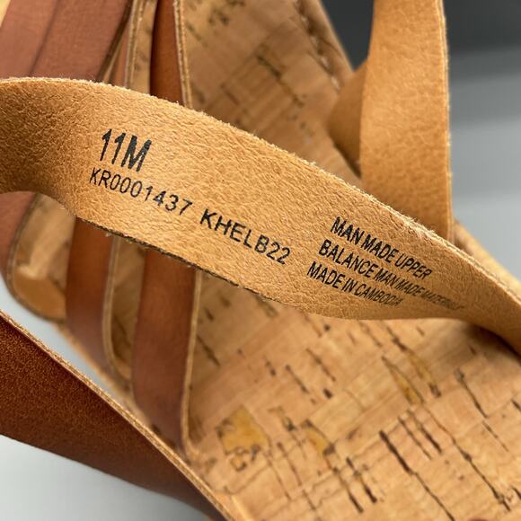 NEW Korks Women’s Shay Comfort Sandals Brown Size 11M - Picture 5 of 10